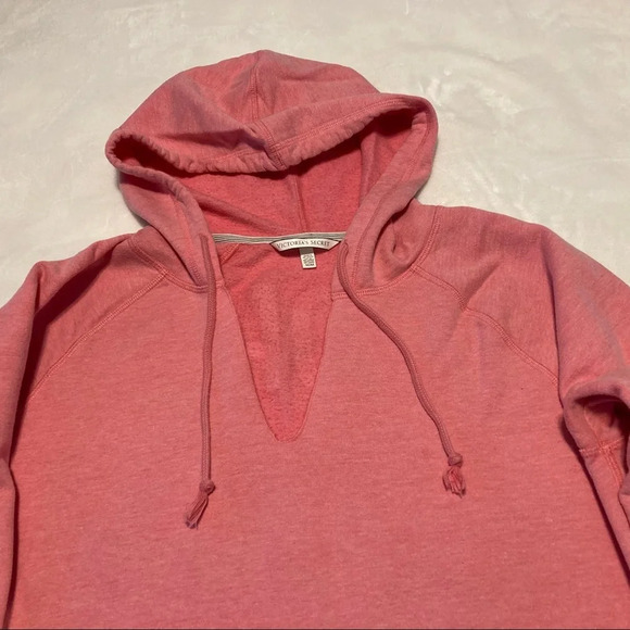 Victoria’s Secret Logo Back Hooded Sweatshirt M - Picture 3 of 12